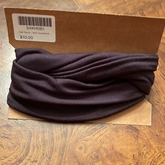 NWT Sak Saul black soft headband - Picture 4 of 5